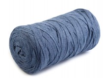 Textilstrickgarn 250g jeansblau melange 125m